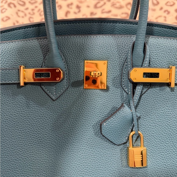 Her mes Birkin style leather bag like new Sz 30cm ❤️VDAY DEAL 1 day only❤️ - Picture 4 of 13